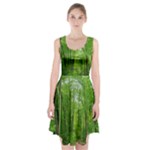 In the forest the fullness of spring, green, Racerback Midi Dress