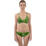 In the forest the fullness of spring, green, Wrap Around Bikini Set