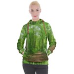 In the forest the fullness of spring, green, Women s Hooded Pullover