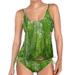 In the forest the fullness of spring, green, Tankini Set