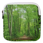 In the forest the fullness of spring, green, Mini Square Pouch