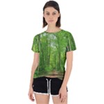 In the forest the fullness of spring, green, Open Back Sport Tee