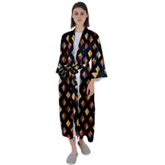 Maxi Satin Kimono 