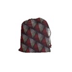 Abstract Zigzag Motif Drawstring Pouch (Small)