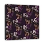 Zigzag Motif Design Mini Canvas 8  x 8  (Stretched)