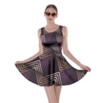 Zigzag Motif Design Skater Dress