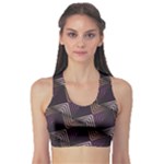 Zigzag Motif Design Sports Bra