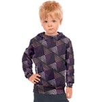 Zigzag Motif Design Kids  Hooded Pullover