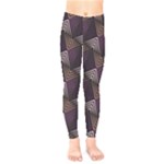 Zigzag Motif Design Kids  Leggings