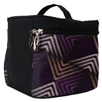 Zigzag Motif Design Make Up Travel Bag (Small)