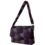 Zigzag Motif Design Full Print Messenger Bag (S)