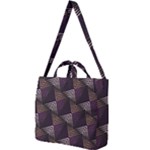 Zigzag Motif Design Square Shoulder Tote Bag