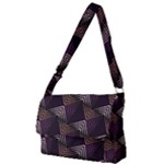 Zigzag Motif Design Full Print Messenger Bag (L)