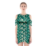 Cherry Blossom Forest Of Peace And Love Sakura Shoulder Cutout One Piece Dress