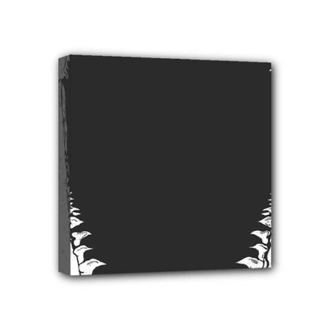 Shark Jaws Mini Canvas 4  x 4  (Stretched) from ArtsNow.com
