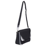 Shark Jaws Shoulder Bag with Back Zipper