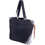 Shark Jaws Drawstring Tote Bag