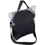 Shark Jaws Fold Over Handle Tote Bag