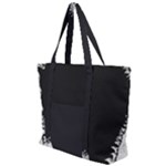 Shark Jaws Zip Up Canvas Bag