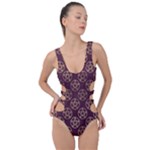 Golden Pentagram Side Cut Out Swimsuit