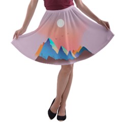 A-line Skater Skirt 