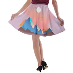 A-line Skater Skirt 