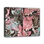 Marbling Collage Canvas 10  x 8  (Stretched)