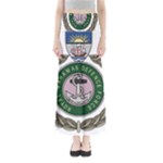 Emblem of Bahamas Defence Force  Full Length Maxi Skirt