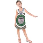 Emblem of Bahamas Defence Force  Kids  Sleeveless Dress