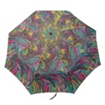 Abstract marbling swirls Folding Umbrellas