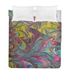 Abstract marbling swirls Duvet Cover Double Side (Full/ Double Size) from ArtsNow.com