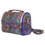 Abstract marbling swirls Satchel Shoulder Bag