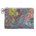 Abstract marbling swirls Canvas Cosmetic Bag (XL)