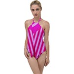 Cccartonnslogobg7 Go with the Flow One Piece Swimsuit