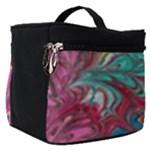Psychedelic marbling patterns IV Make Up Travel Bag (Small)