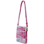Abstract marbling Multi Function Travel Bag
