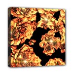 Copper Floral Mini Canvas 8  x 8  (Stretched)