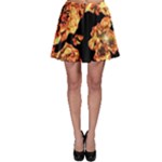 Copper Floral Skater Skirt