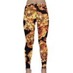 Copper Floral Classic Yoga Leggings