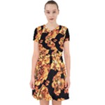 Copper Floral Adorable in Chiffon Dress