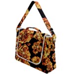 Copper Floral Box Up Messenger Bag