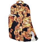 Copper Floral Double Compartment Backpack