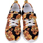 Copper Floral Women s Velcro Strap Shoes