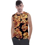 Copper Floral Men s Regular Tank Top