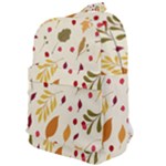 Pretty Leaves Pattern Classic Backpack
