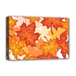 Autumn Leaves Pattern Deluxe Canvas 18  x 12  (Stretched)