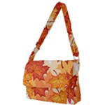 Autumn Leaves Pattern Full Print Messenger Bag (S)