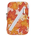 Autumn Leaves Pattern Belt Pouch Bag (Large)