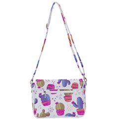 Shoulder Bag with Back Zipper 