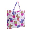 Zipper Large Tote Bag 